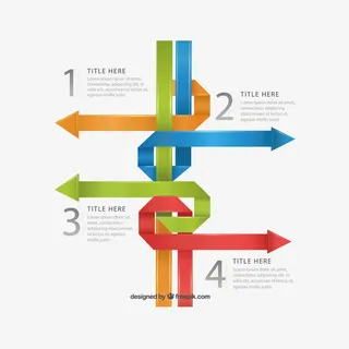 矢量箭头ppt素材免抠