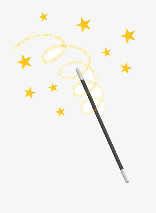 能变出五角星的魔法棒免抠
