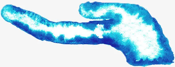 水彩伸手免抠