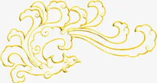 祥云花纹图形免抠