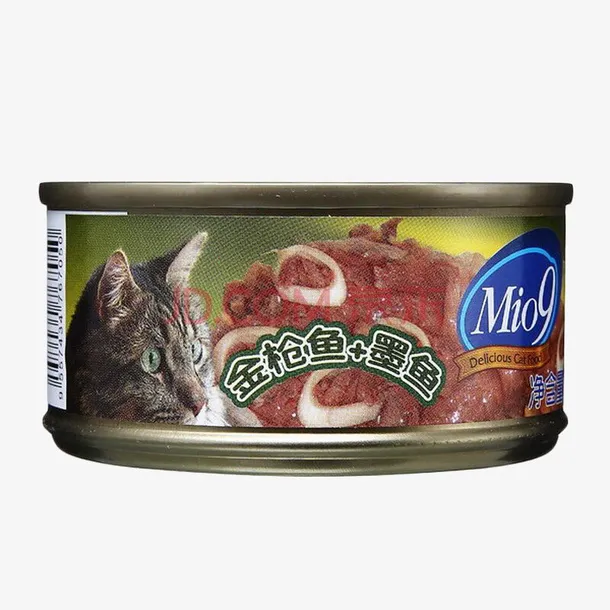 金枪鱼猫咪食用猫罐头免抠