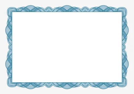 精美欧式花纹花边证书矢量素材免抠