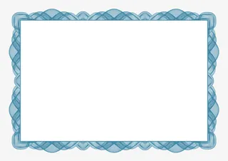 精美欧式花纹花边证书矢量素材免抠