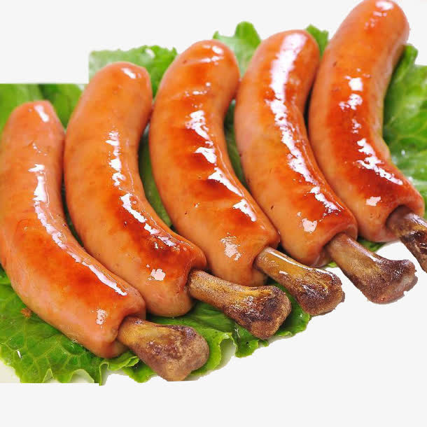 火腿肠烤肉免抠