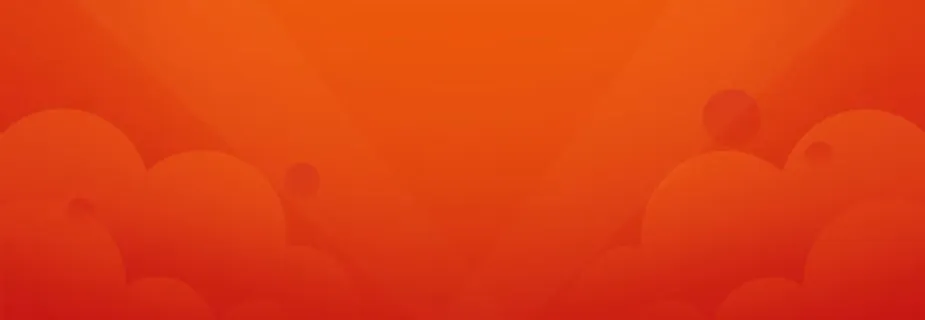 红底卡通云朵海报背景