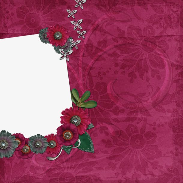 暗纹相框边框免抠