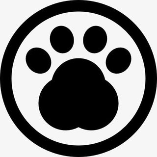 爪印一圈宠物酒店标志图标免抠