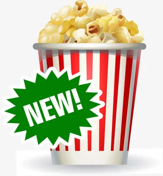 矢量手绘爆米花免抠