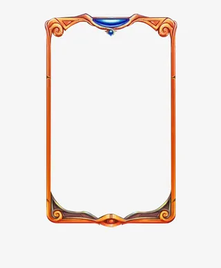 游戏提示 边框 名片卡免抠