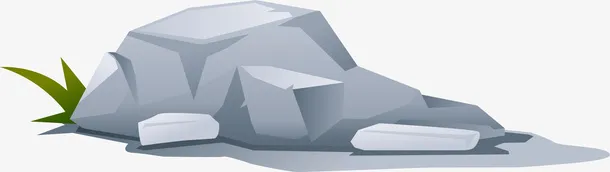 石头 石头碎片 石子 碎石免抠