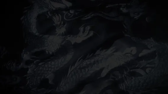 黑色龙纹游戏场景免抠
