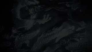 黑色龙纹游戏场景免抠