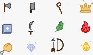 卡通兵器集合免抠