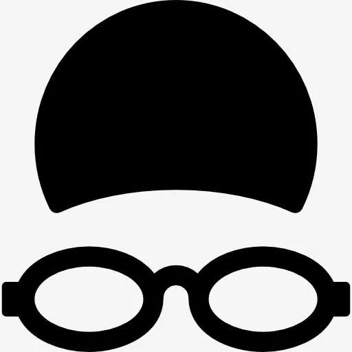 游泳眼镜图标免抠