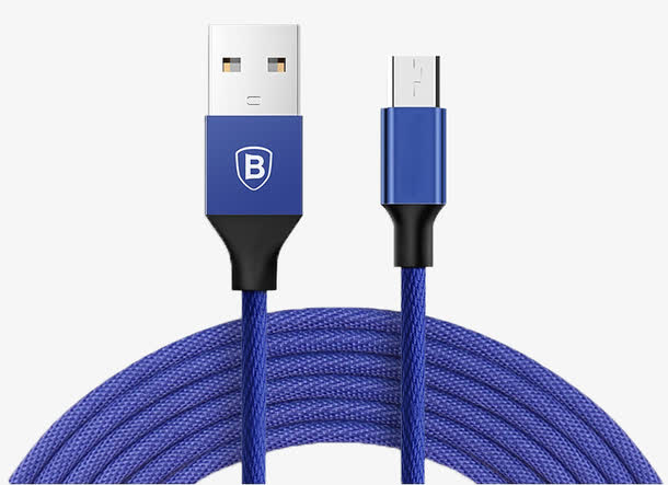 紫色充电线围成的线圈免抠装饰生活用品元素