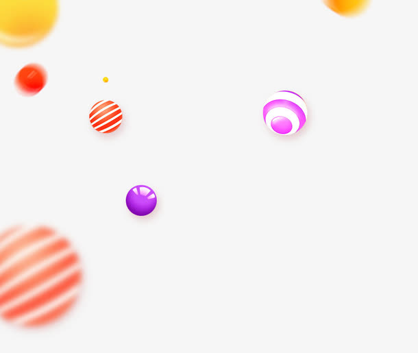 天猫活动设计圆形球体条纹免抠