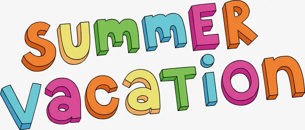 summer 假期 卡通自然免抠