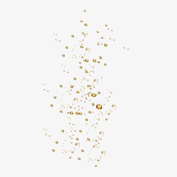 金色小水滴免抠