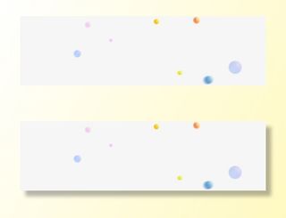 散布彩色小球免抠