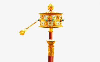 转经筒免抠素材免抠