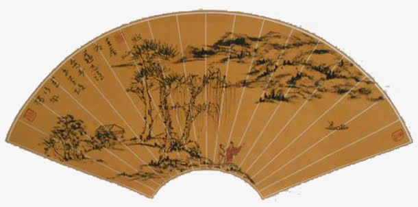 扇形扇面免抠
