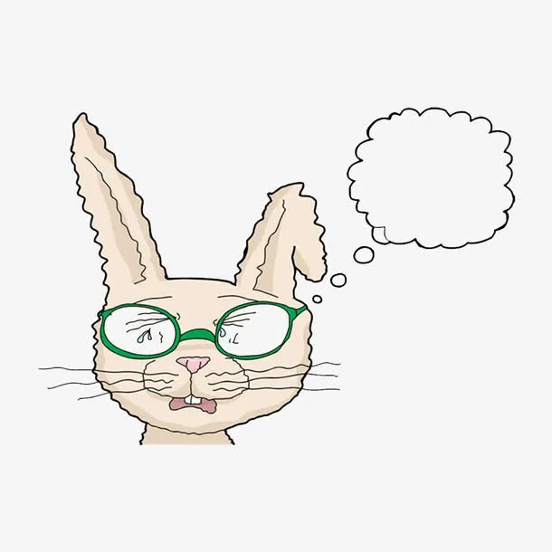 郁闷的兔子免抠