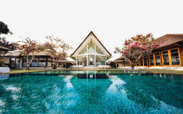 美丽的巴厘岛海之教堂免抠