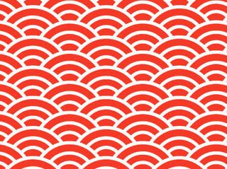 水波纹祥云背景装饰