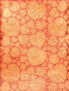 怀旧爱心纸张背景