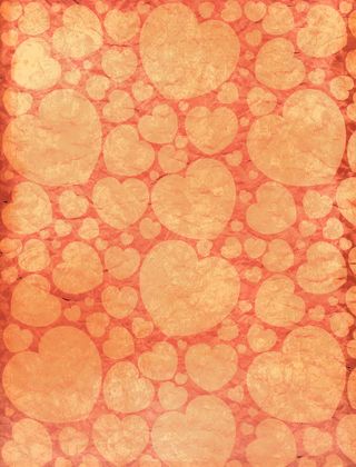 怀旧爱心纸张背景