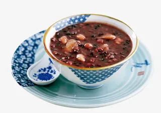 黑芝麻腊八粥免抠