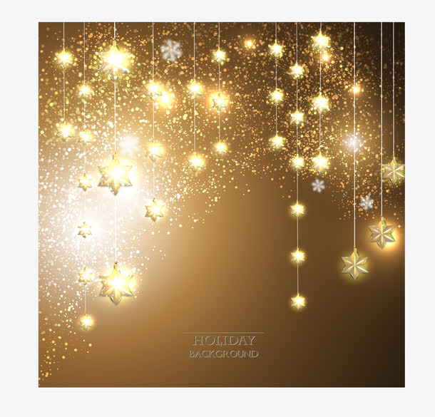 发光的星星免抠