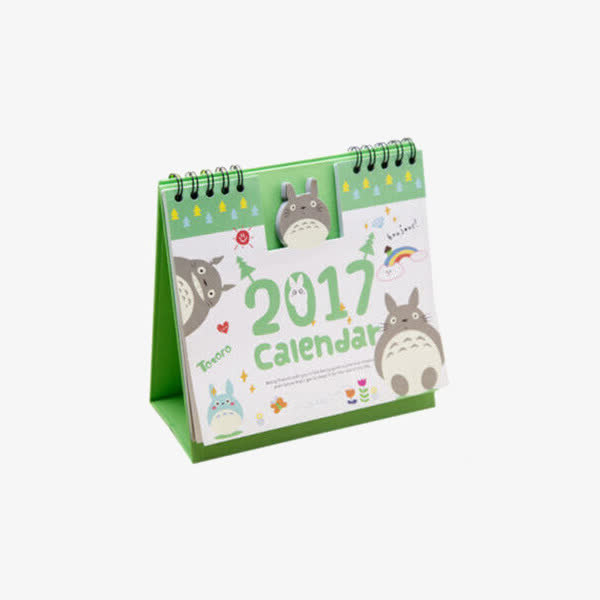 欧唛2017新款可爱台历卡通龙免抠