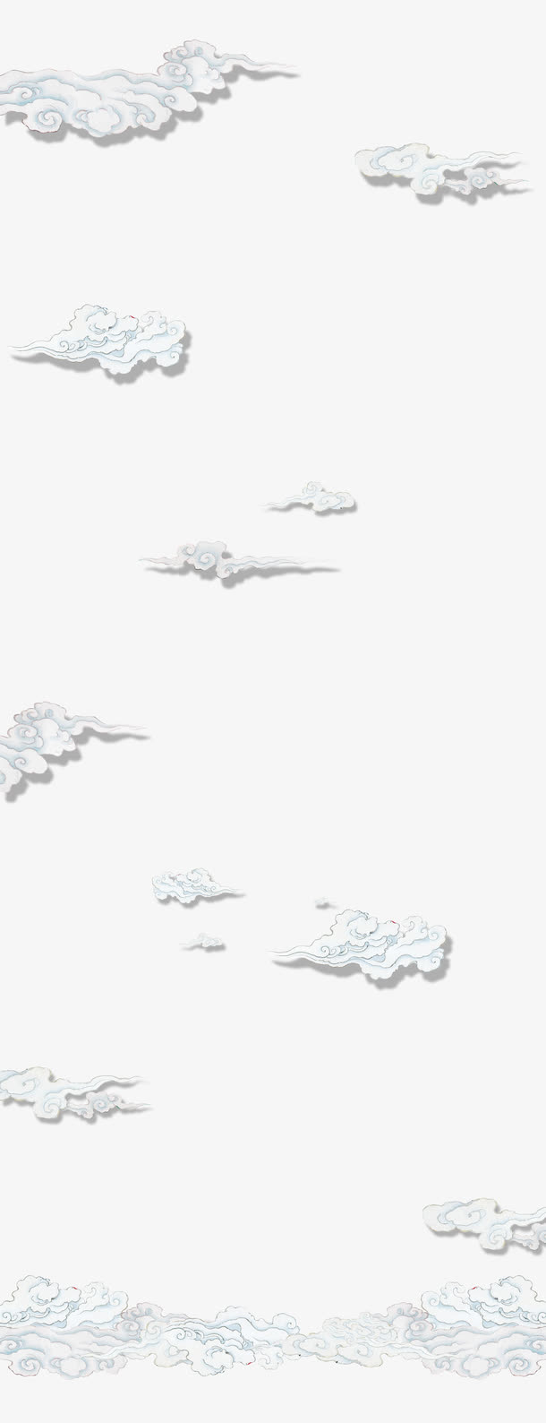 白云背景免抠