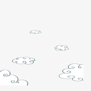 简单漂浮云免抠