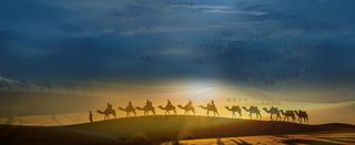 一带一路大气金色海报背景高清