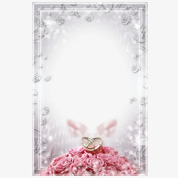 情人节浪漫相框免抠