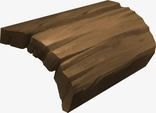 一块破烂木头免抠