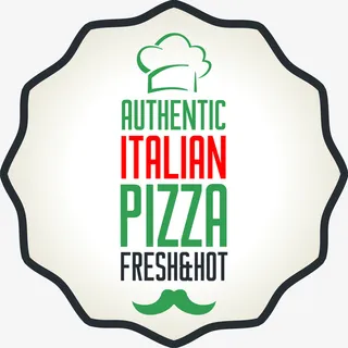 披萨厨师标签免抠