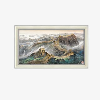 万里长城装饰画免抠