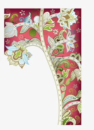 复古贺卡边框纹理免抠