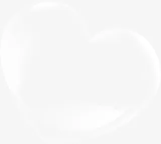 白色梦幻爱心装饰免抠