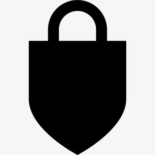 盾的挂锁图标免抠