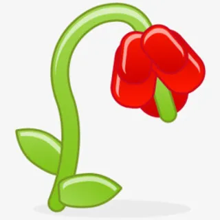 凋谢的花图标免抠