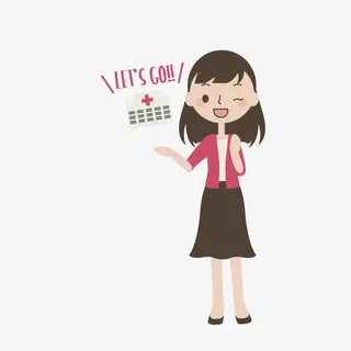 卡通医院宣传员免抠