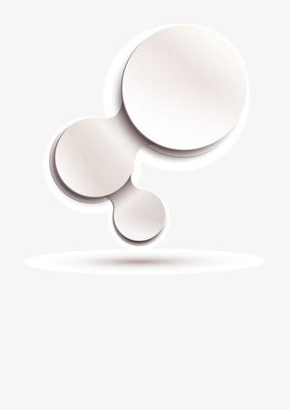 简洁链接圆ppt背景矢量素材