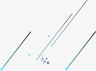 蓝色渐变线条免抠