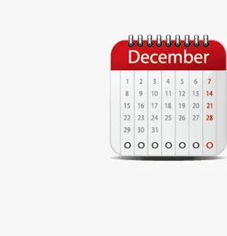 矢量日历表免抠