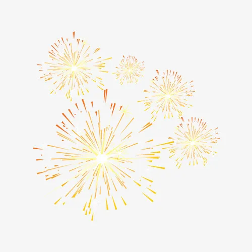 春节礼花烟花免抠免抠