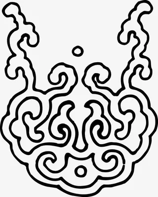 中国传统花纹免抠